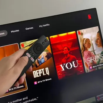 Remote pointing to apps on TV